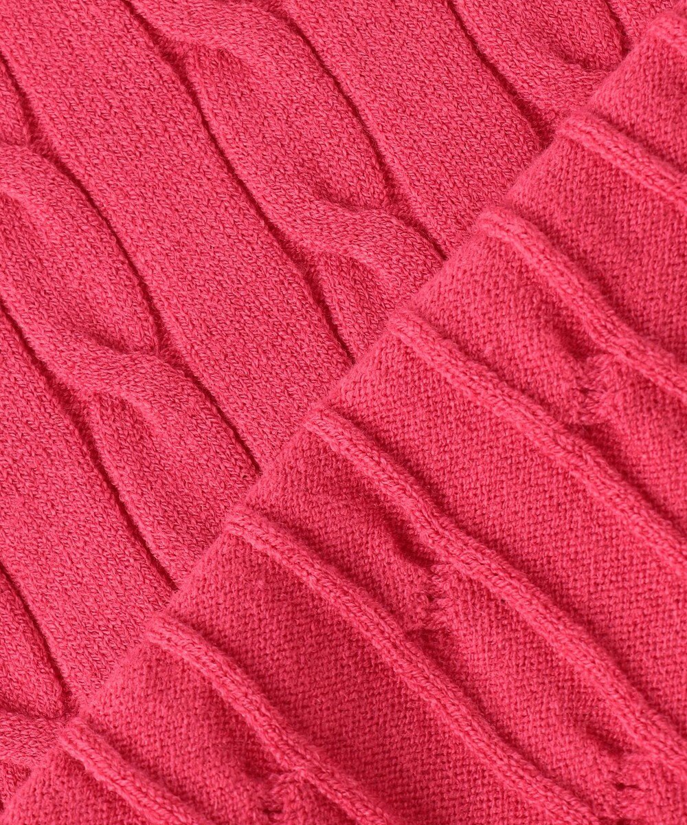 Feroux 【洗える】カラーケーブル ニット 