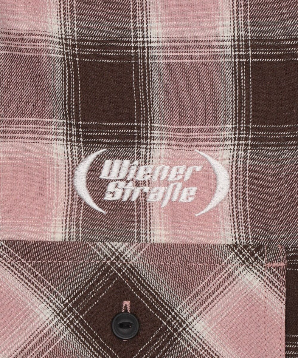 WEGO 【ユニセックス着用ITEM】グラフィックオンブレチェックシャツ（SS） 