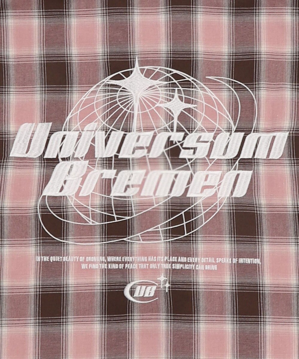 WEGO 【ユニセックス着用ITEM】グラフィックオンブレチェックシャツ（SS） 