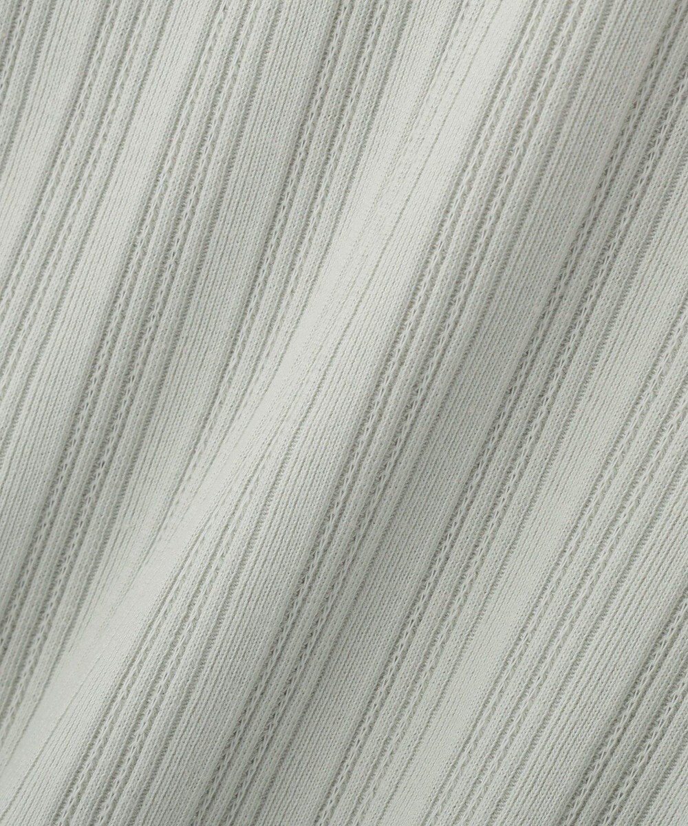 earth music&ecology ランダムチェーンリブバックレースプルオーバー 