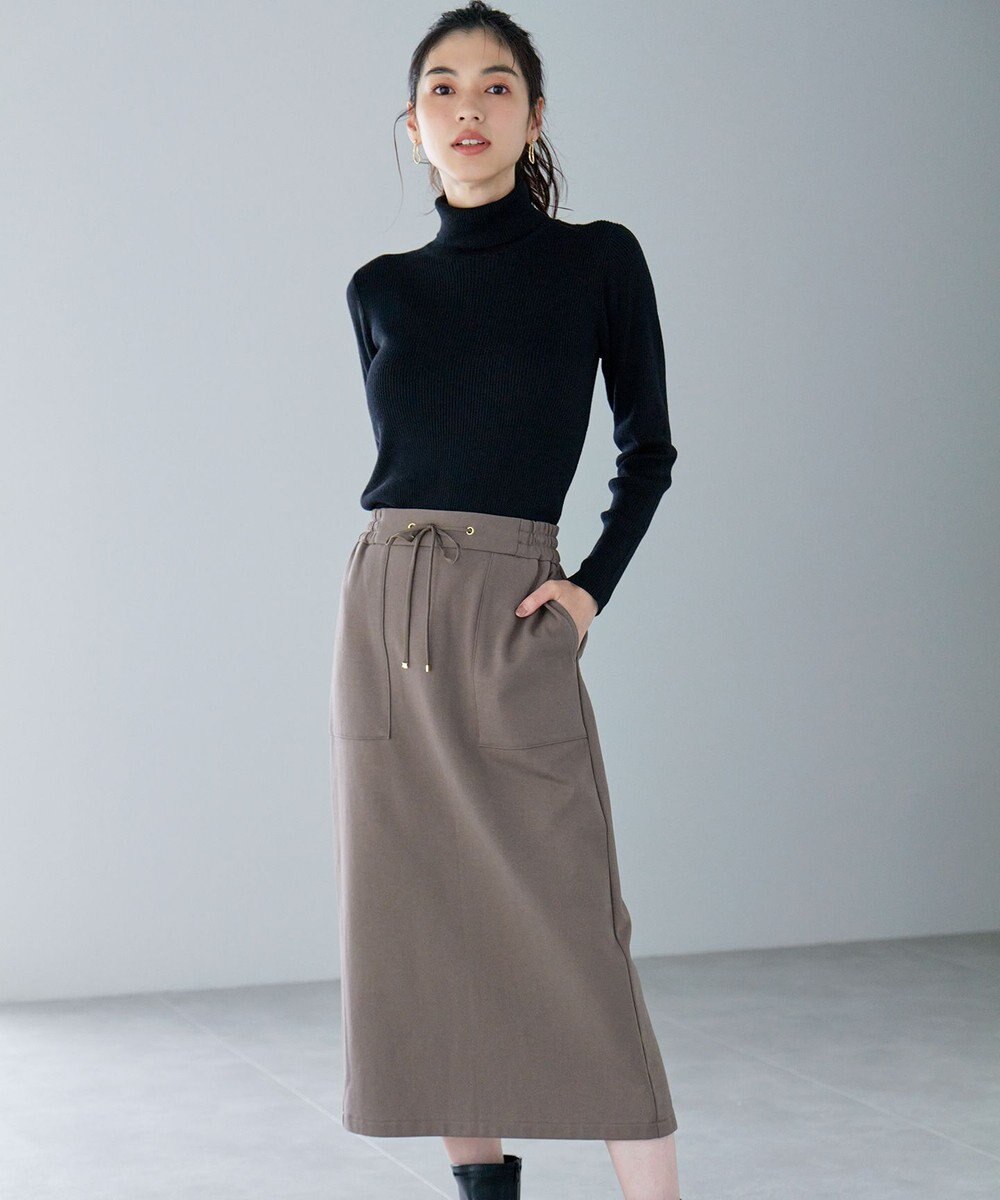 ANY ウールブレンドリブニット 