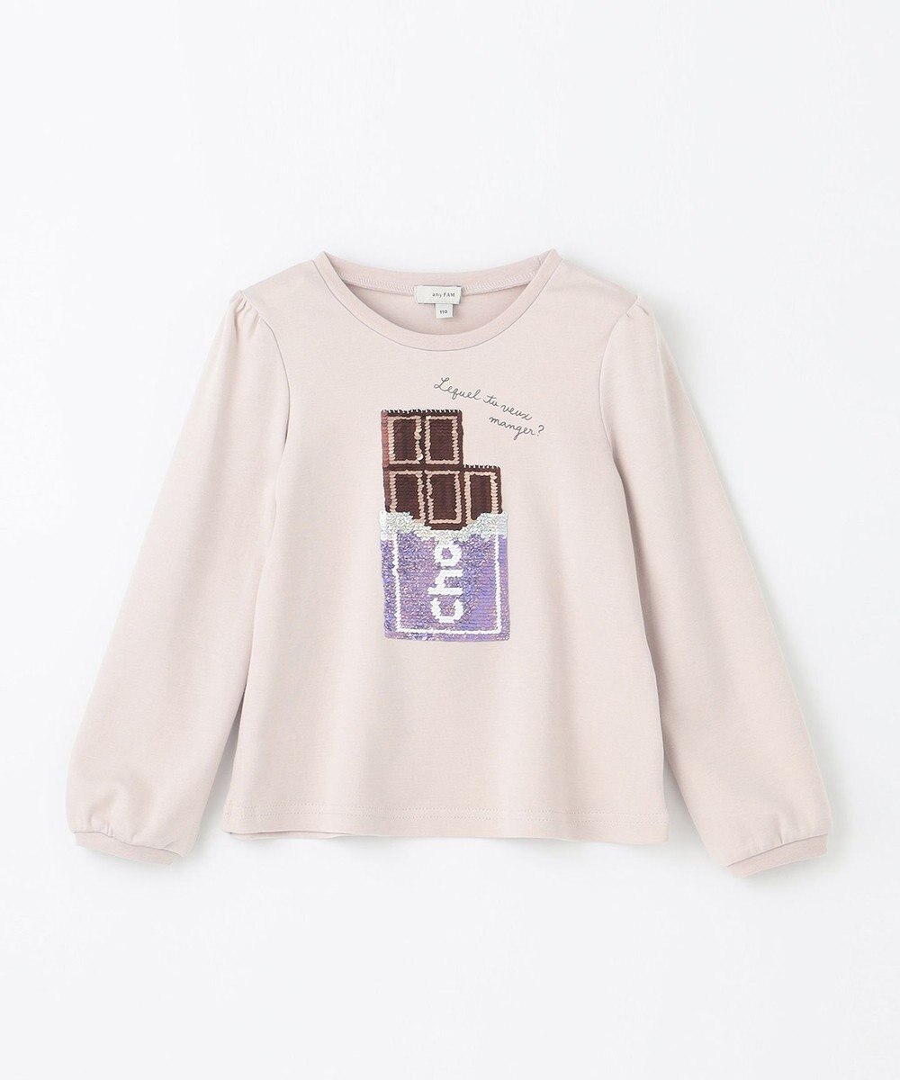 ANY KIDS ミラクルスパンコール 長袖 Tシャツ 