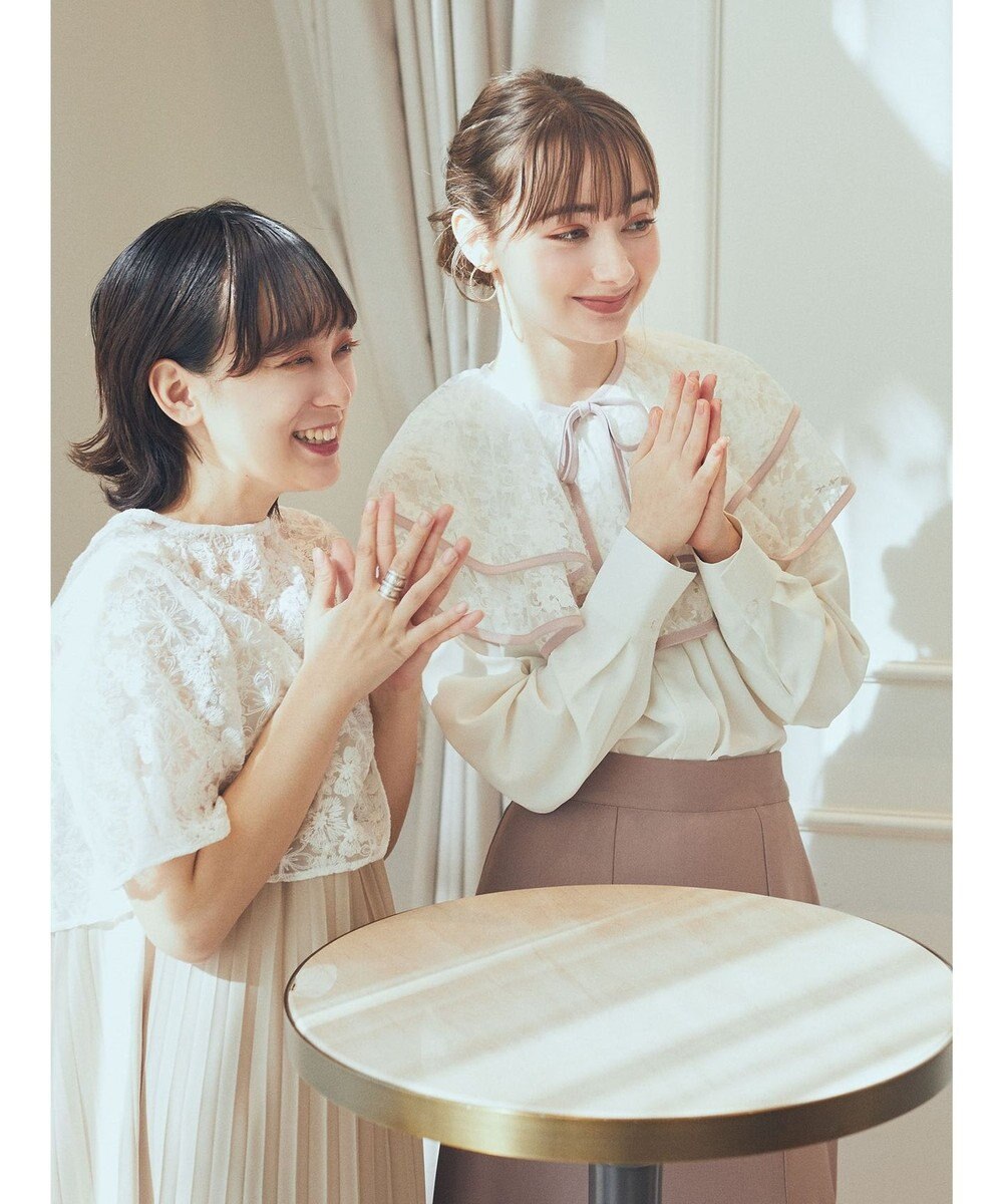 earth music&ecology ＳＥＴ２点レースボレロ＋キャミワンピース 