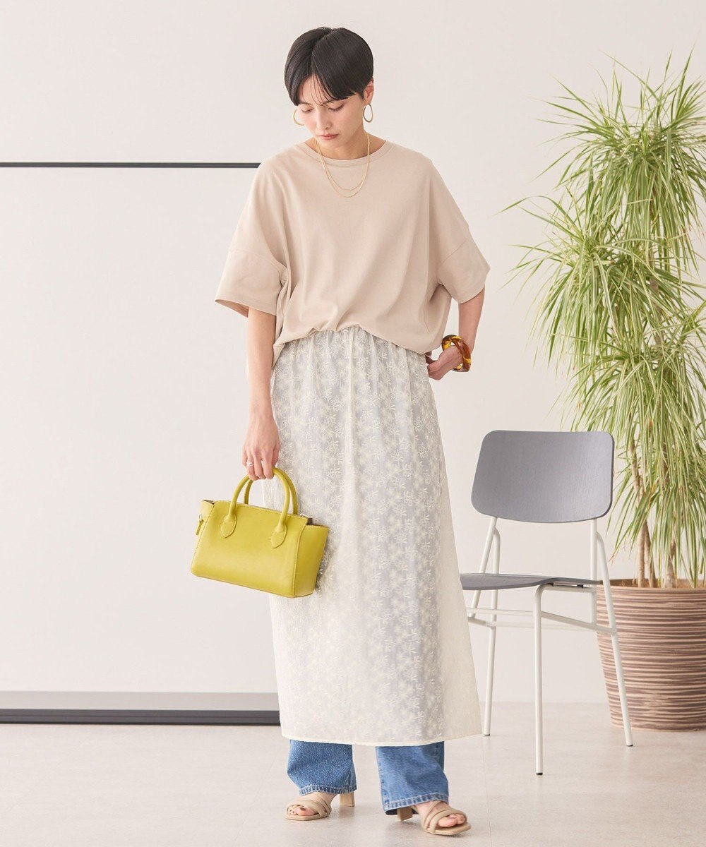 AMERICAN HOLIC 【新色追加】【接触冷感】コクーンシルエットカットソー 