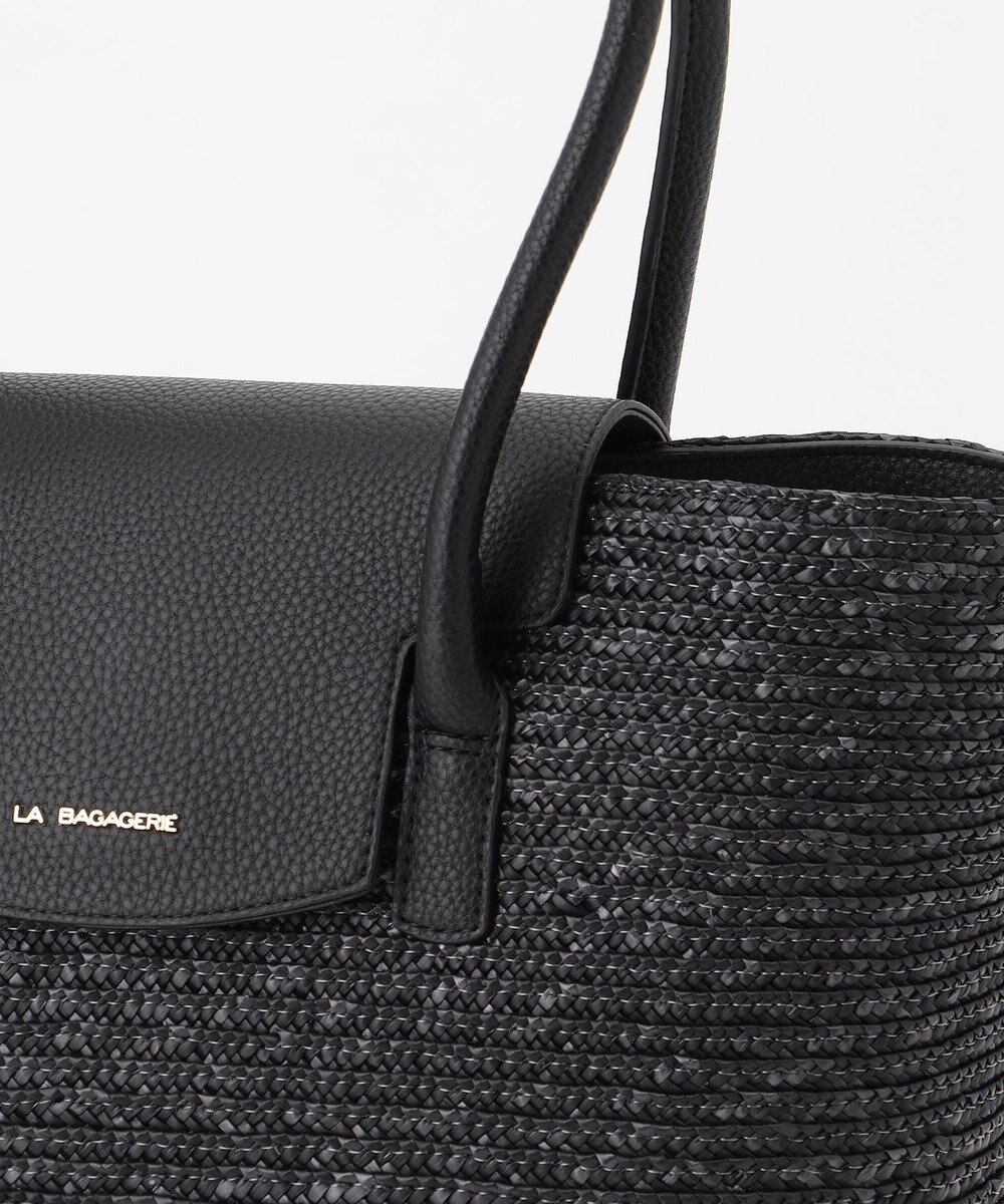 LA BAGAGERIE フラップかごトートバッグ 