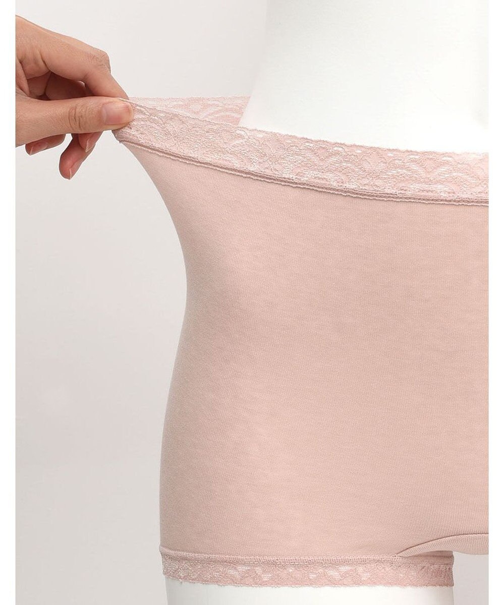 WACOAL 【ディアヒップ】 ショーツ ボーイレングス はきこみ丈ふかめ 綿混(身生地) ヒップを包みこむフィット感 やさしいはきごこち PPA113 /ワコール 