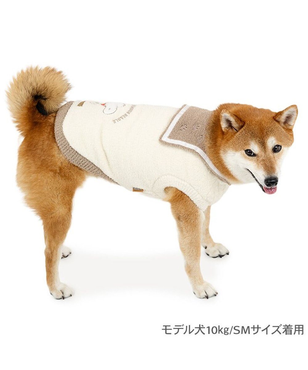 PET PARADISE スヌーピー 遠赤外線 セーラーニット お散歩柄 中型犬 