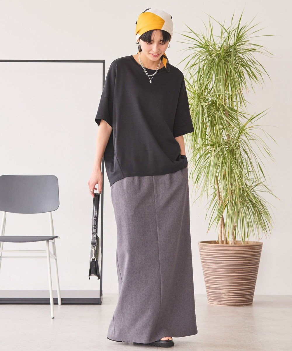 AMERICAN HOLIC 【新色追加】【接触冷感】コクーンシルエットカットソー 