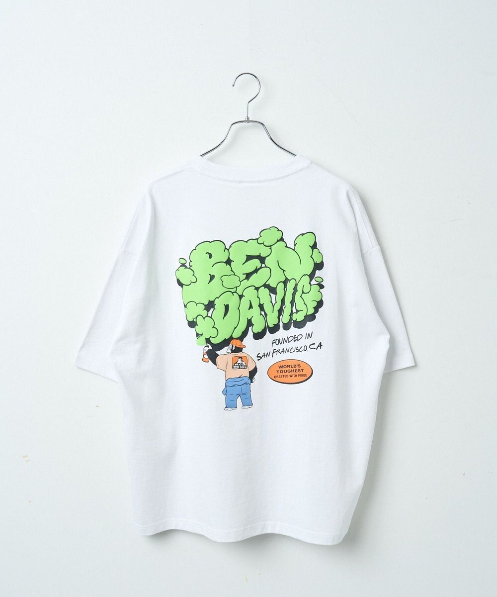 WEGO 【ユニセックス着用ITEM/綿100％/SMLサイズ】別注ベンデイビスプランプロゴT 