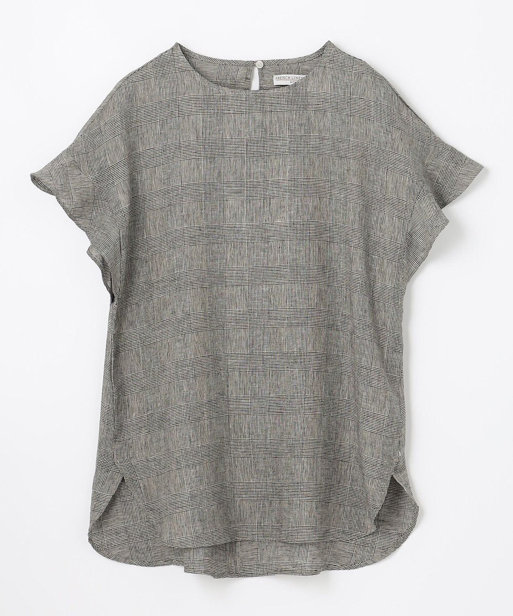 ANY 【洗える】ライトリネンクロスフレアスリーブ ブラウス 