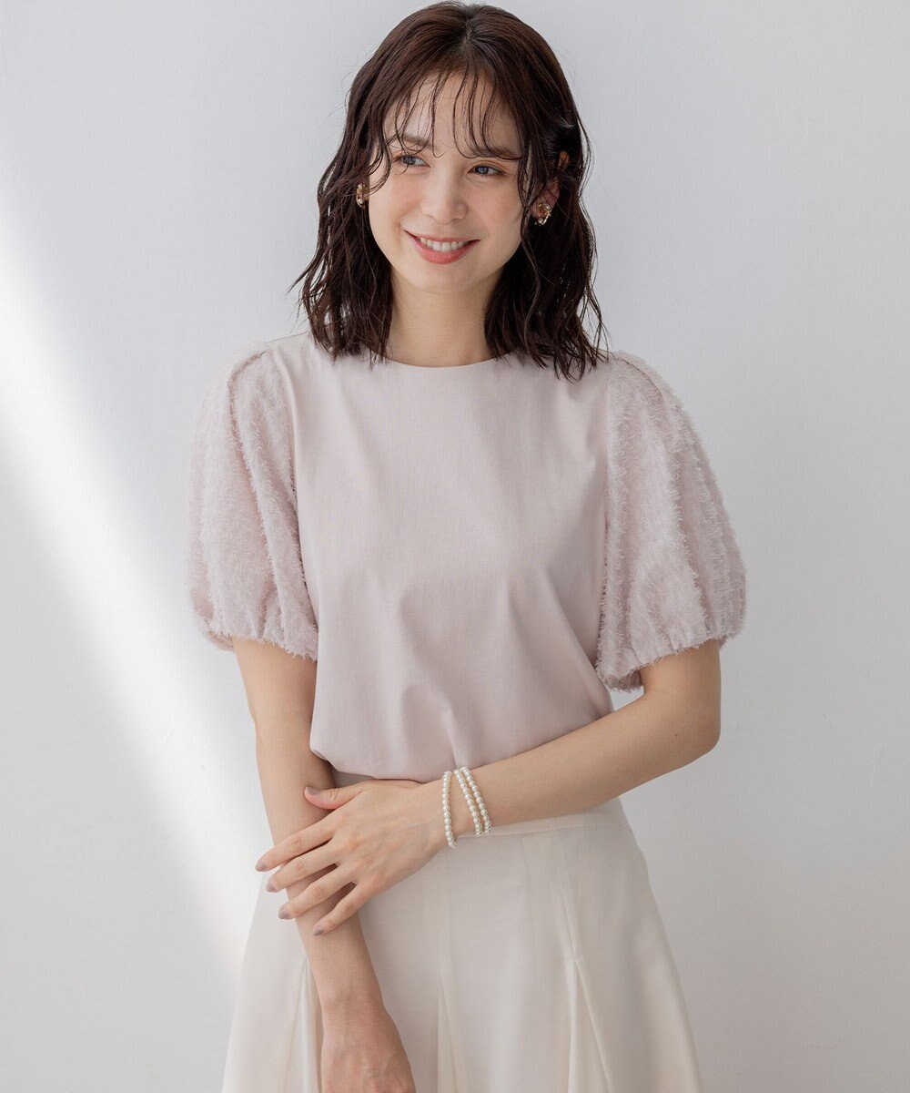 組曲 華感コンビネーションスリーブ カットソー 