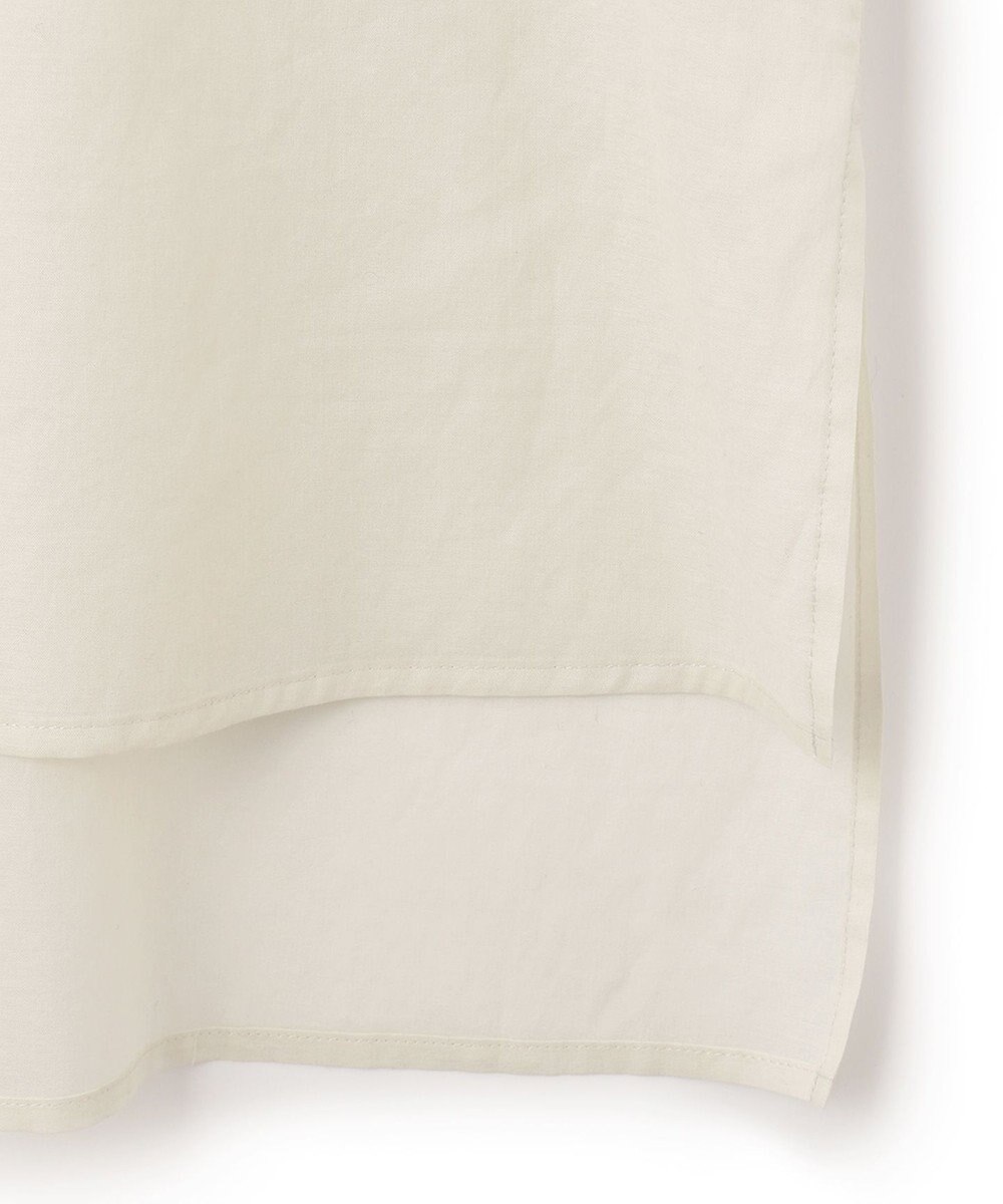 ICB 【洗える】テンセルコットンローン スクエアネックブラウス 