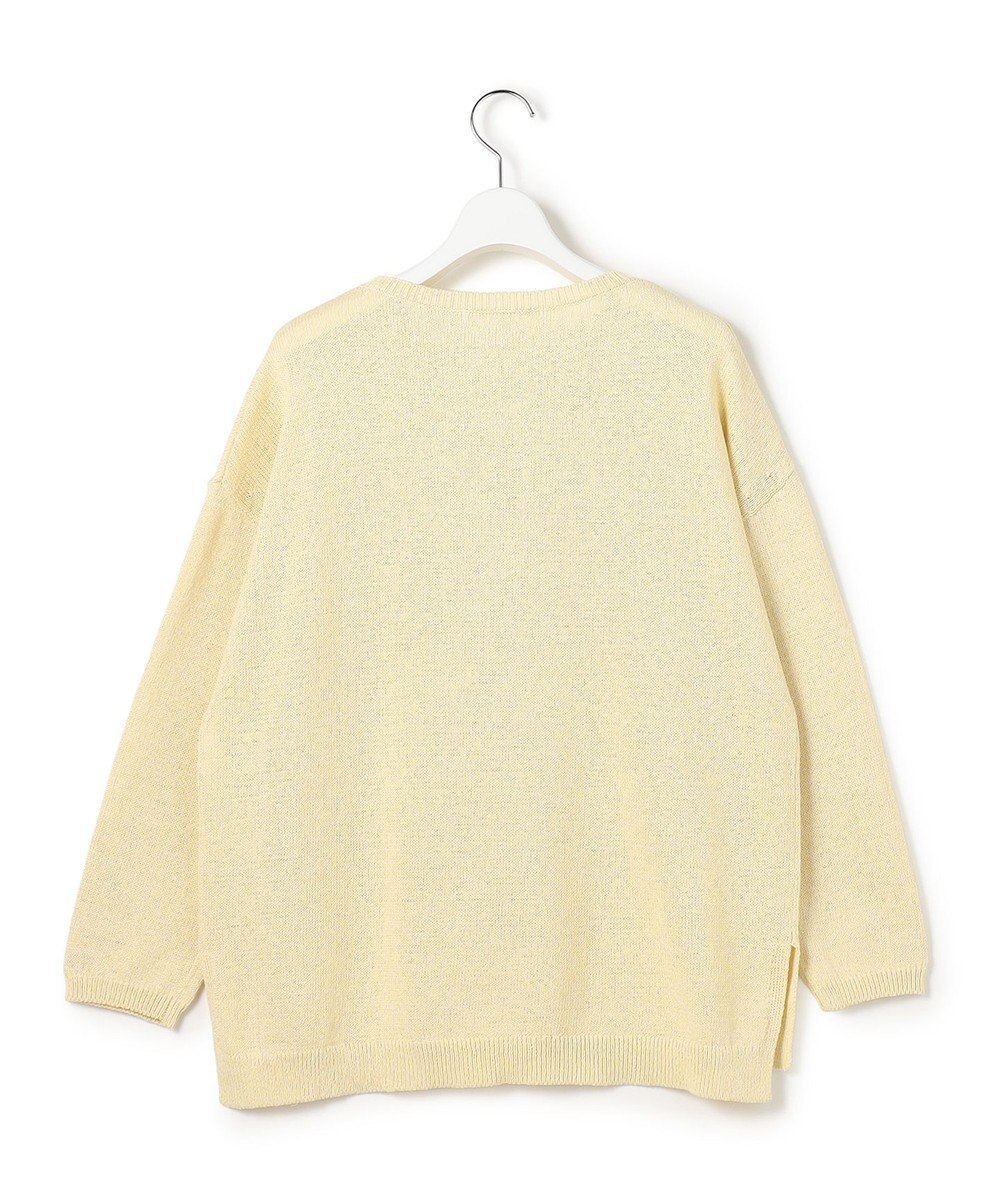 23区 L 【先行予約】コットンギマムリネ チュニック ニット 