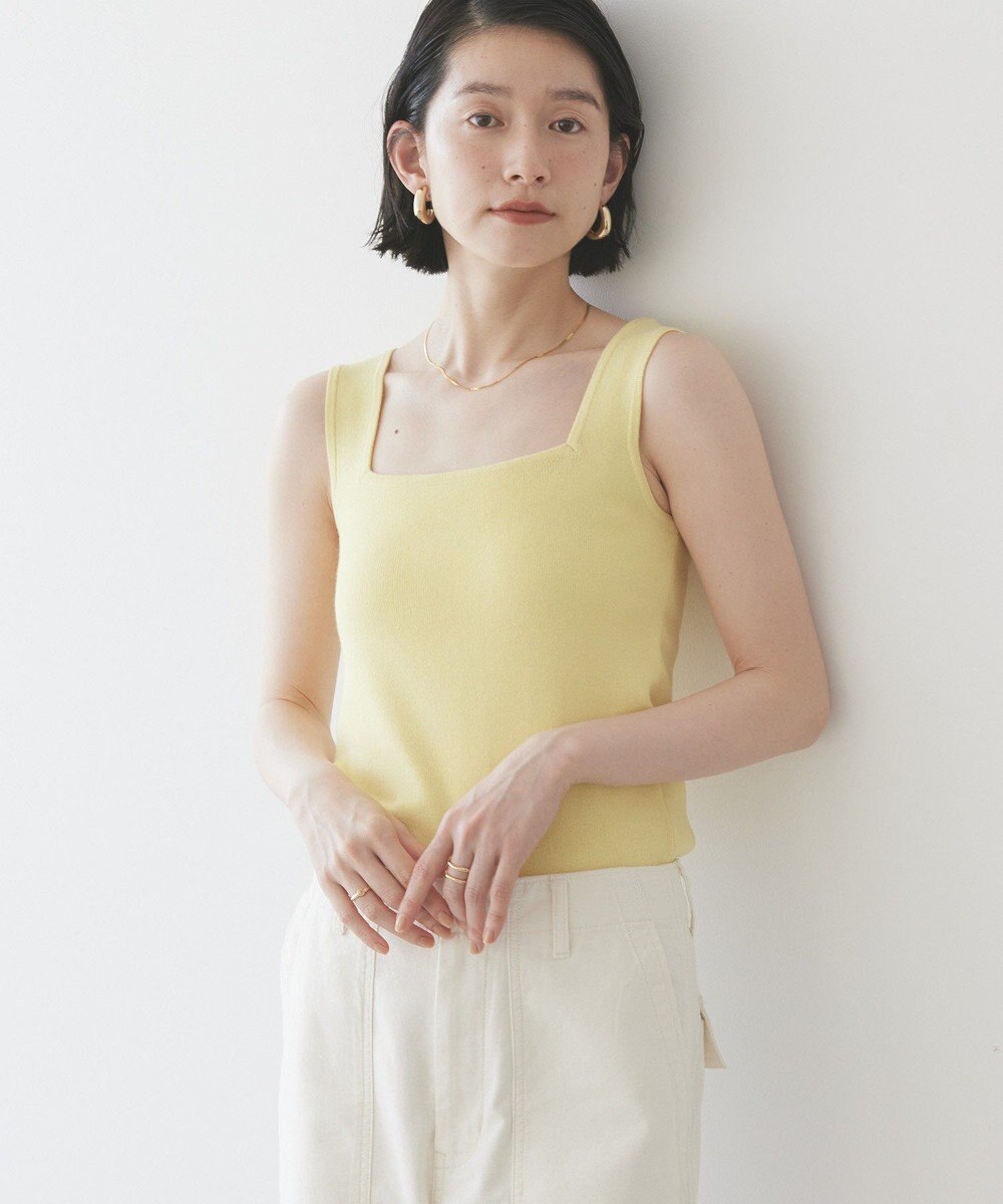 AMERICAN HOLIC 総針スクエアタンクトップ 