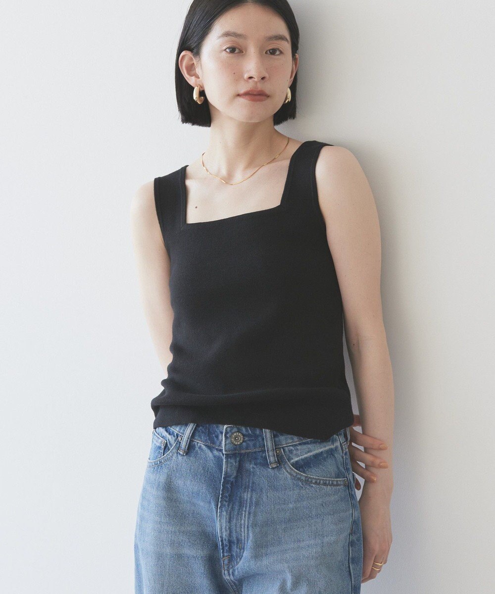 AMERICAN HOLIC 総針スクエアタンクトップ 