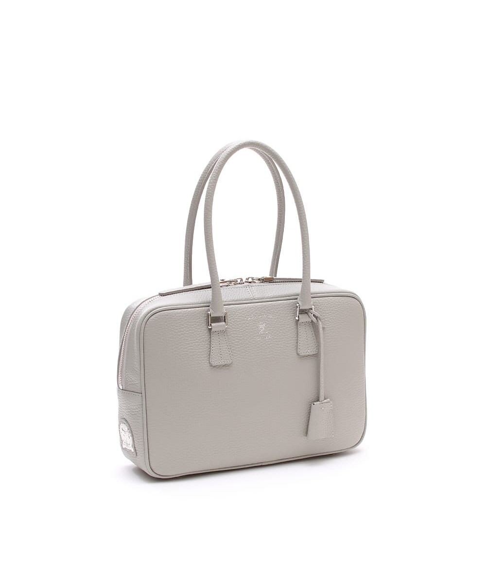 A.D.M.J. 牛革 ボストンバッグ 28cm※SILVER金具 