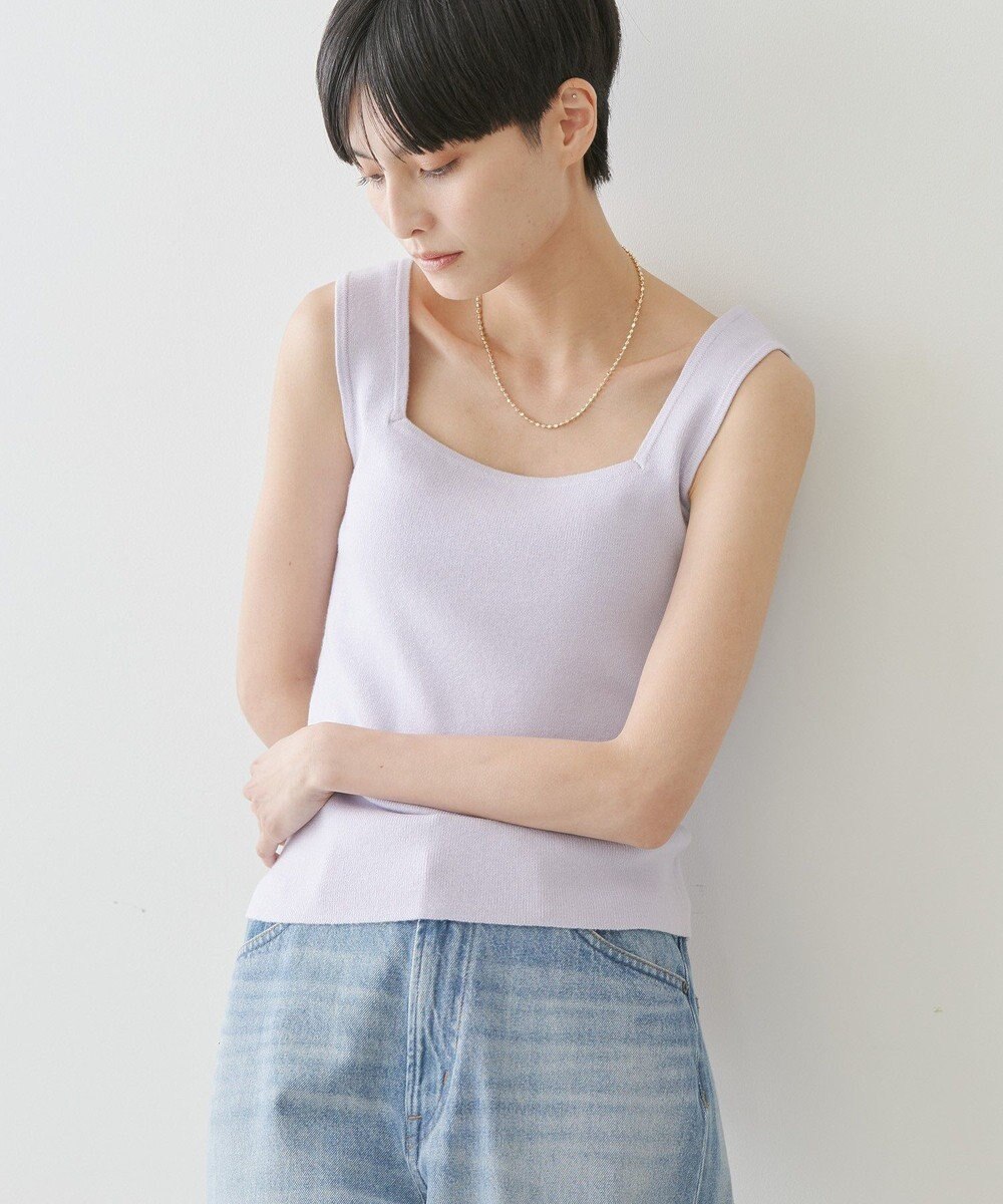 AMERICAN HOLIC 総針スクエアタンクトップ 