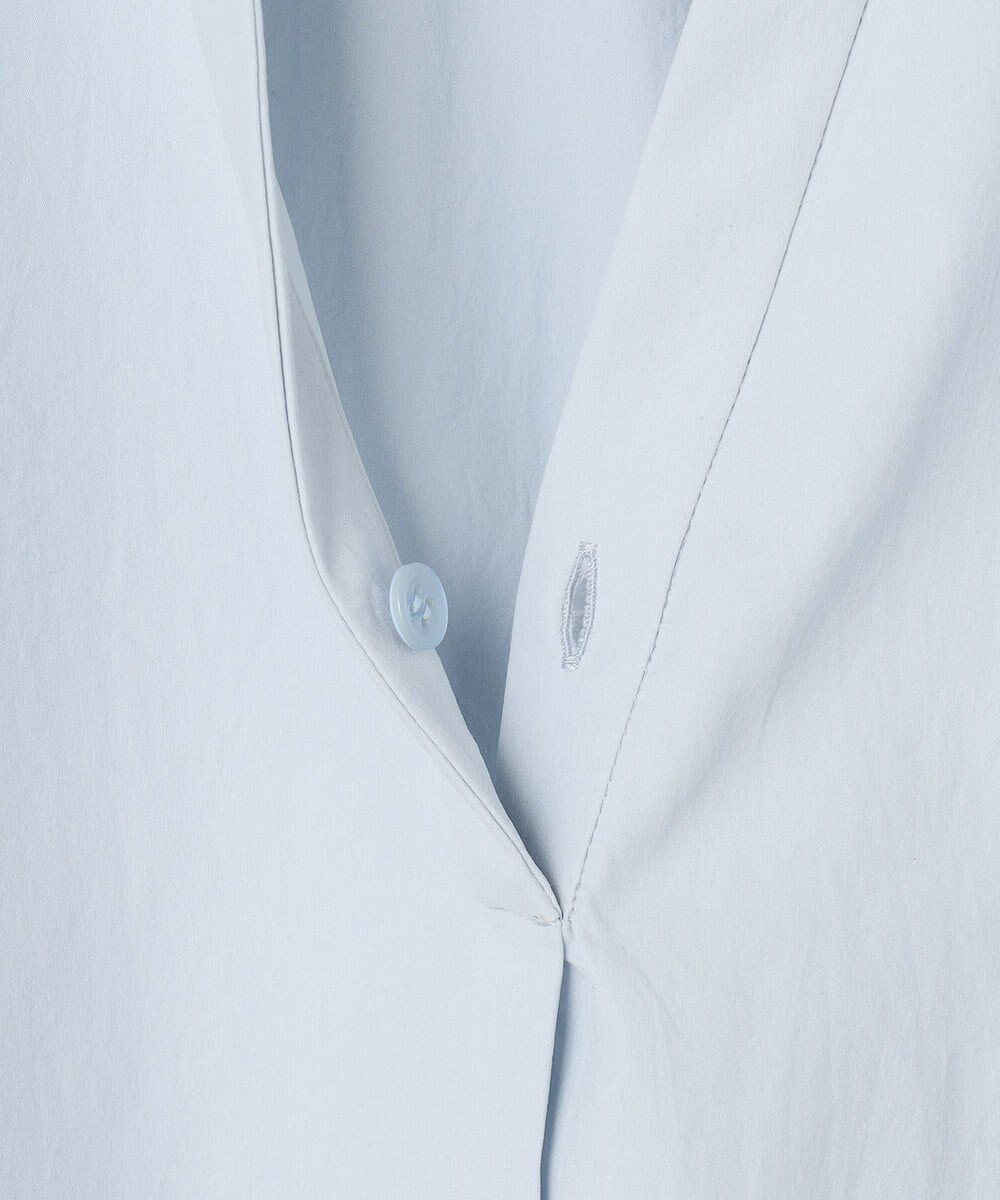 ICB 【先行予約】ヴィンテージスパンブロード シャツカラードルマンスリーブブラウス 