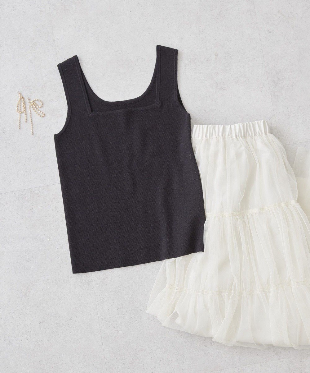 AMERICAN HOLIC 総針スクエアタンクトップ 