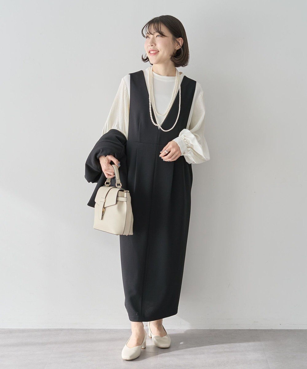 Green Parks Ｏ．袖プリーツブラウス 