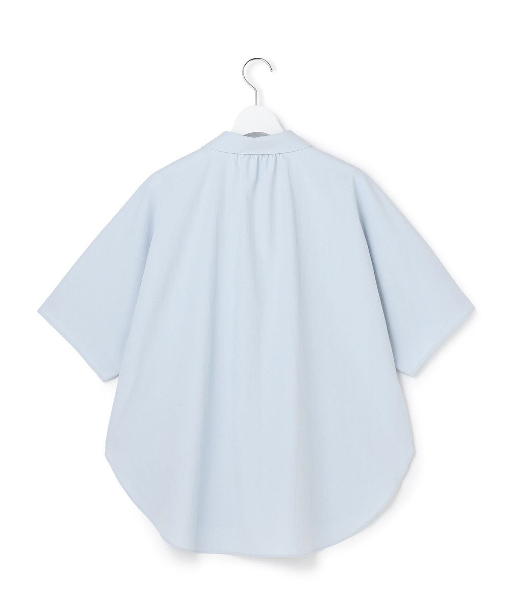 ICB 【先行予約】ヴィンテージスパンブロード シャツカラードルマンスリーブブラウス 