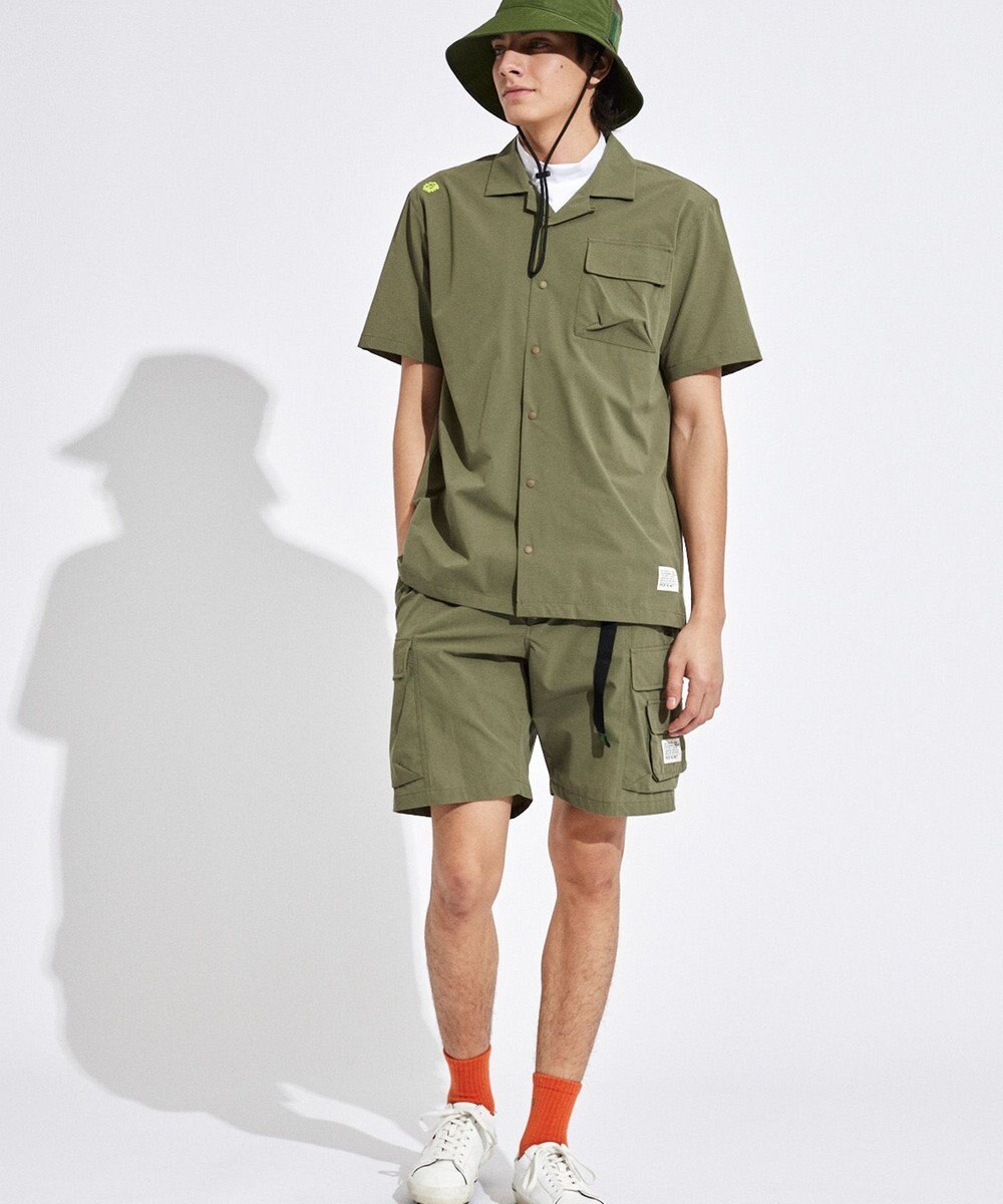 PW CIRCULUS 【高通気 / 軽撥水 / 軽量のDotAir 使用】【MEN】開襟シャツ 