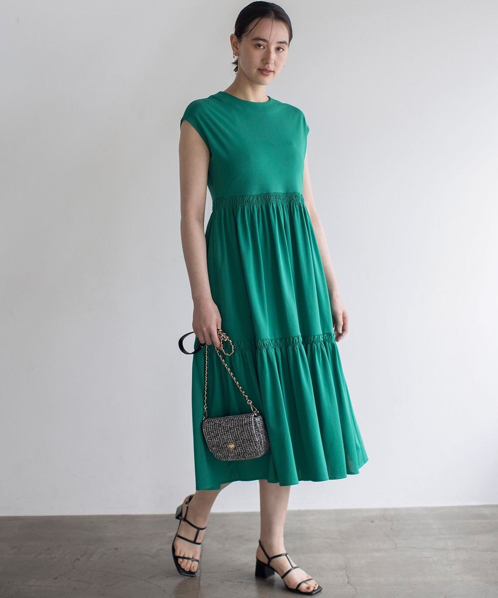 組曲 サマージャージーティアード ワンピース 