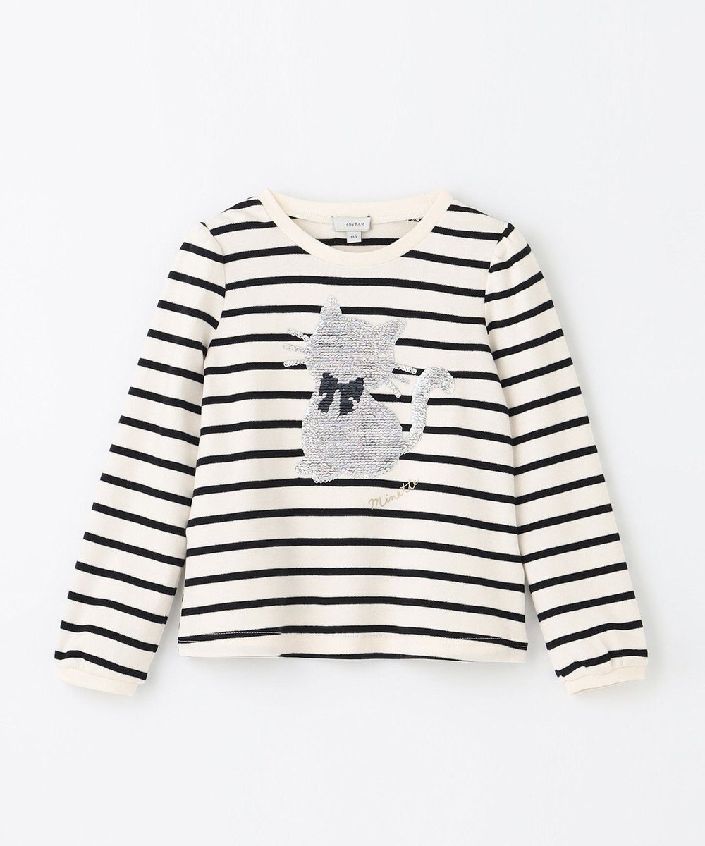 ANY KIDS ミラクルスパンコール 長袖 Tシャツ 