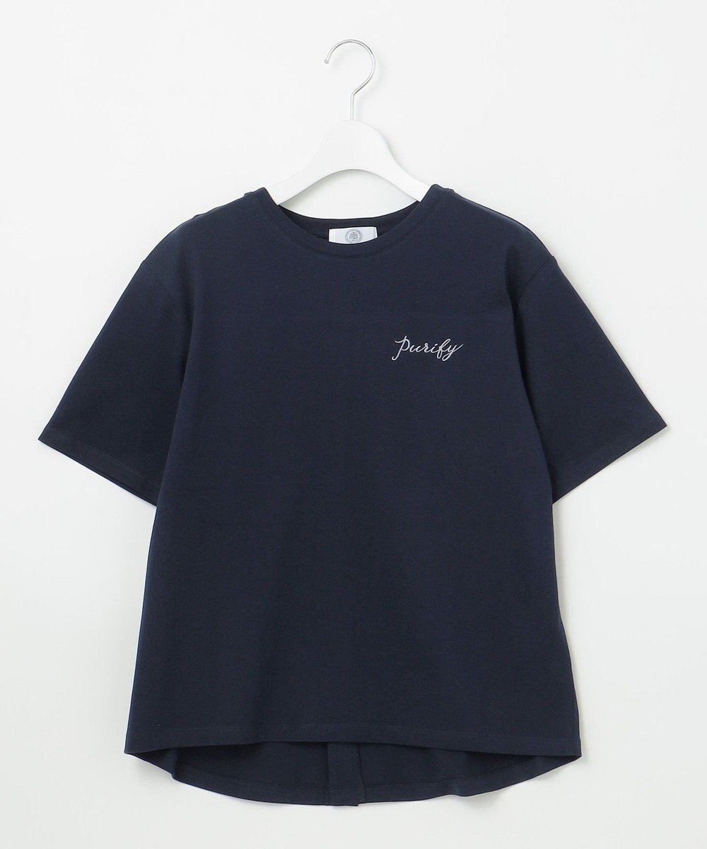 J.PRESS LADIES L エンブロイダリー ロゴ Tシャツ 