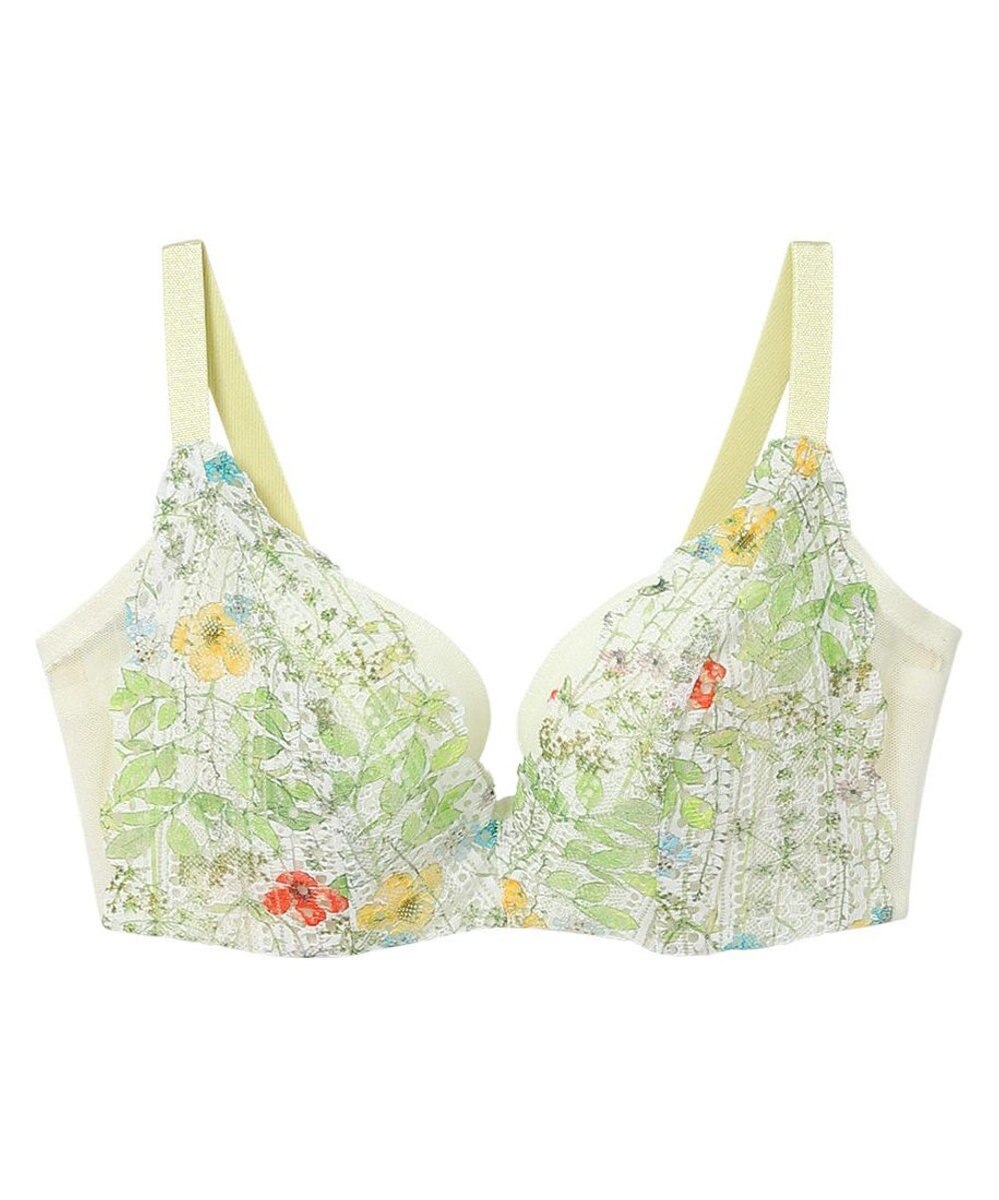 une nana cool MADE WITH LIBERTY FABRIC さあわたし レース 脇高ブラジャー 