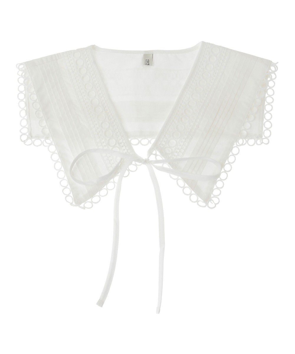 earth music&ecology セーラーカラーレース付け襟 