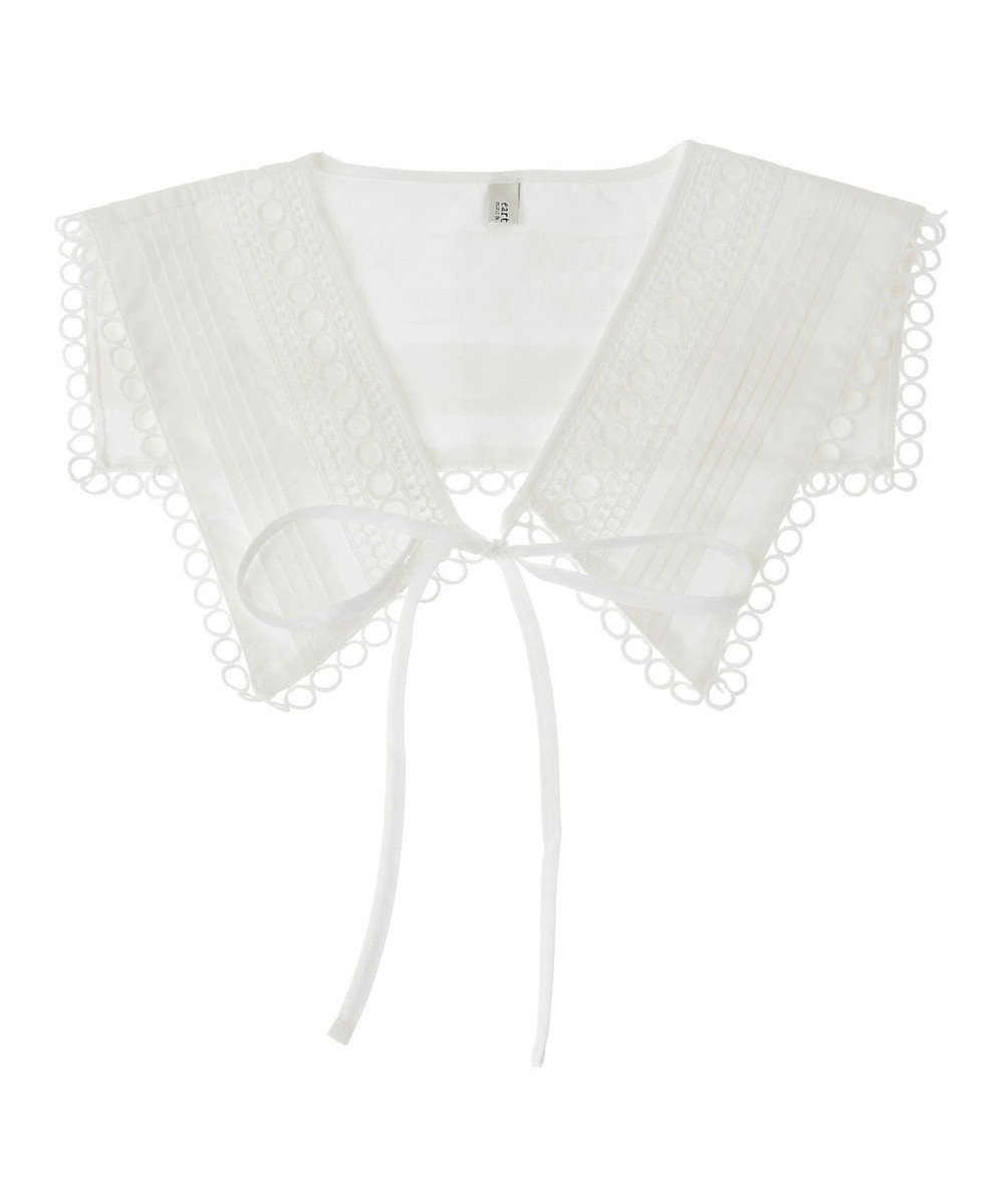 earth music&ecology セーラーカラーレース付け襟 