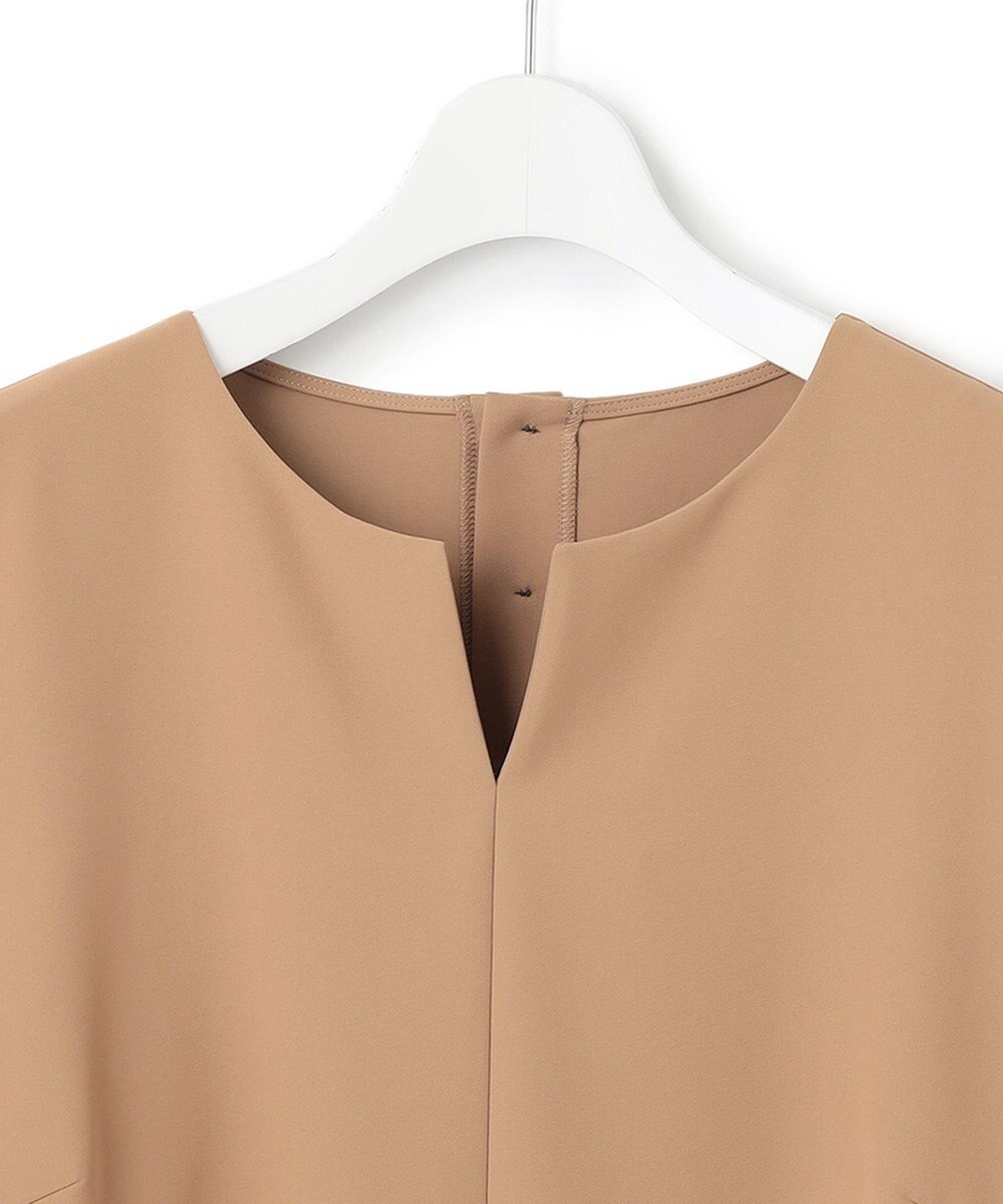 23区 L 【Lサイズ限定/洗える】ハイストレッチツイル ブラウス 