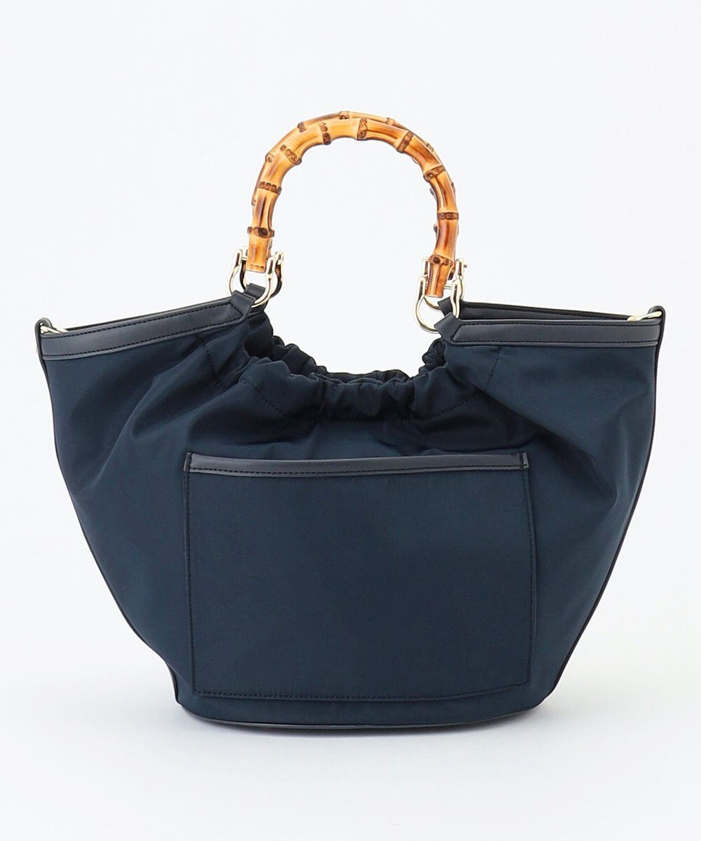 J.PRESS LADIES 【2way】ギャザーバンブー トート バッグ 