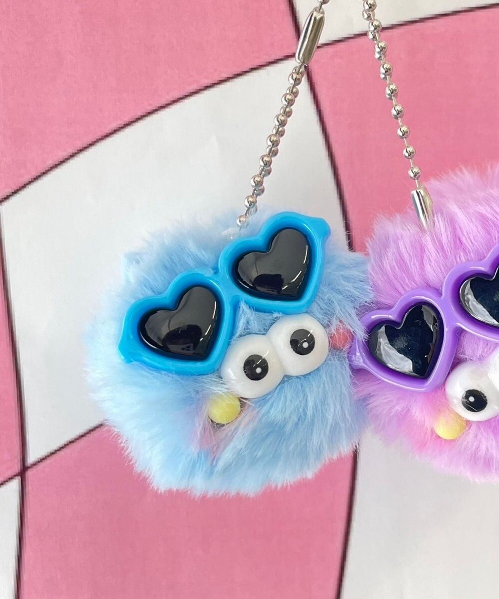 WEGO ミニサングラスモンスターぬいぐるみキーホルダー 