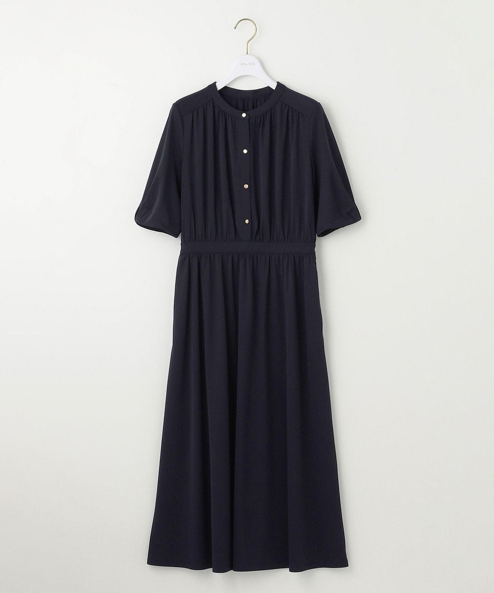 ANY SIS 【接触冷感・吸水速乾・UVケア】エアリードレープスムース ワンピース 