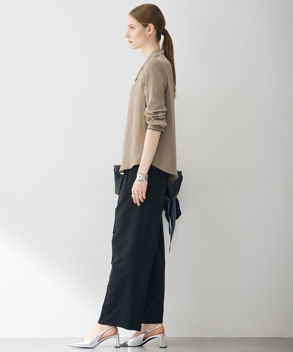 ICB L 【6/12-6/28期間限定・受注生産】BackSatinAmunzen ボウタイブラウス 