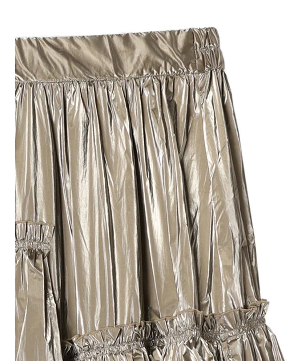 Green Parks ・ＥＬＥＮＣＡＲＥ　ＤＵＥ　メタリックティアードスカート 