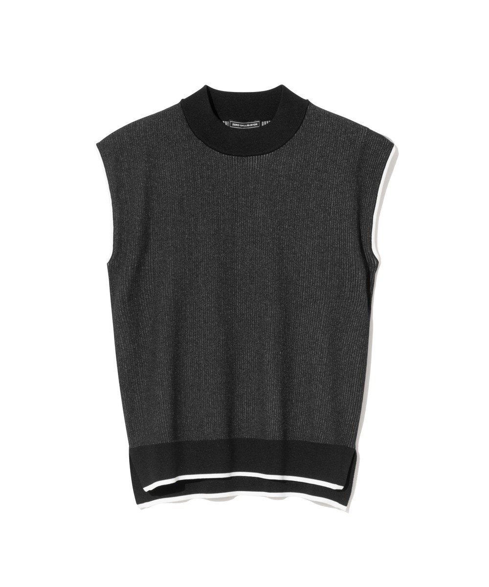 ZERO HALLIBURTON ノースリーブモックネックニット ZHG-W6S8b 85222 