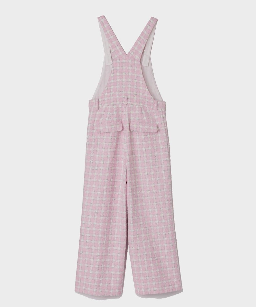 GRACE CONTINENTAL チェックツイードサロペット 