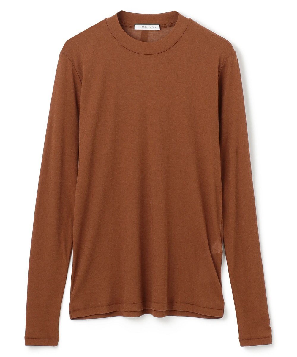 BEIGE， 【洗える】SORE / シアーコットンクルーネックカットソー 