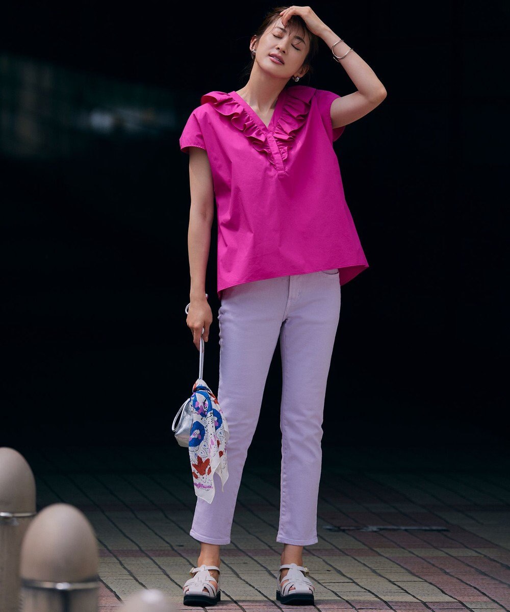 23区 【CLASSY.6月号掲載】ラインアーチ イヤリング 