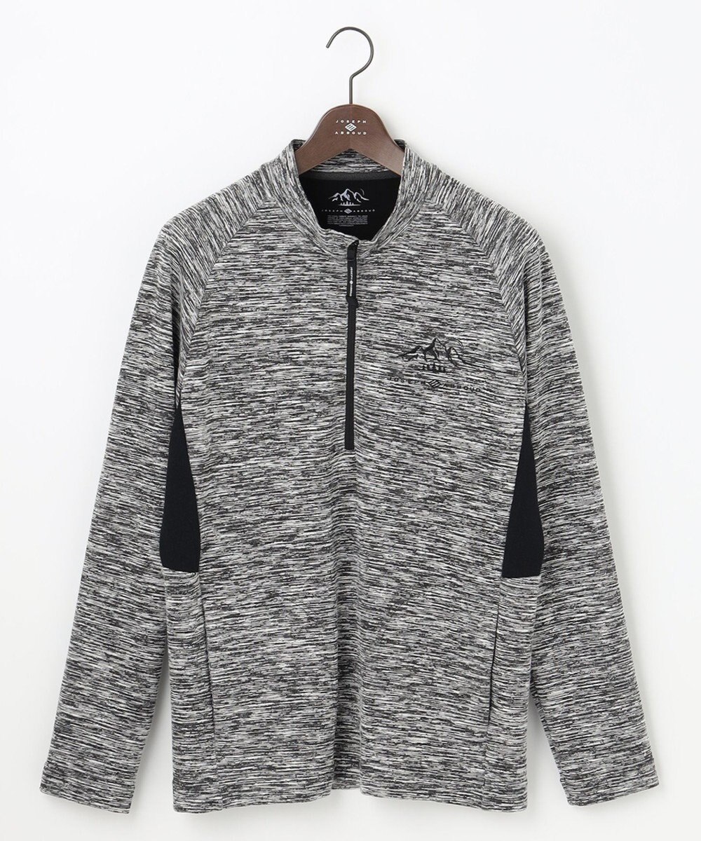 JOSEPH ABBOUD MOUNTAIN 【UNISEX】ランダムスラブリップハーフジップ 