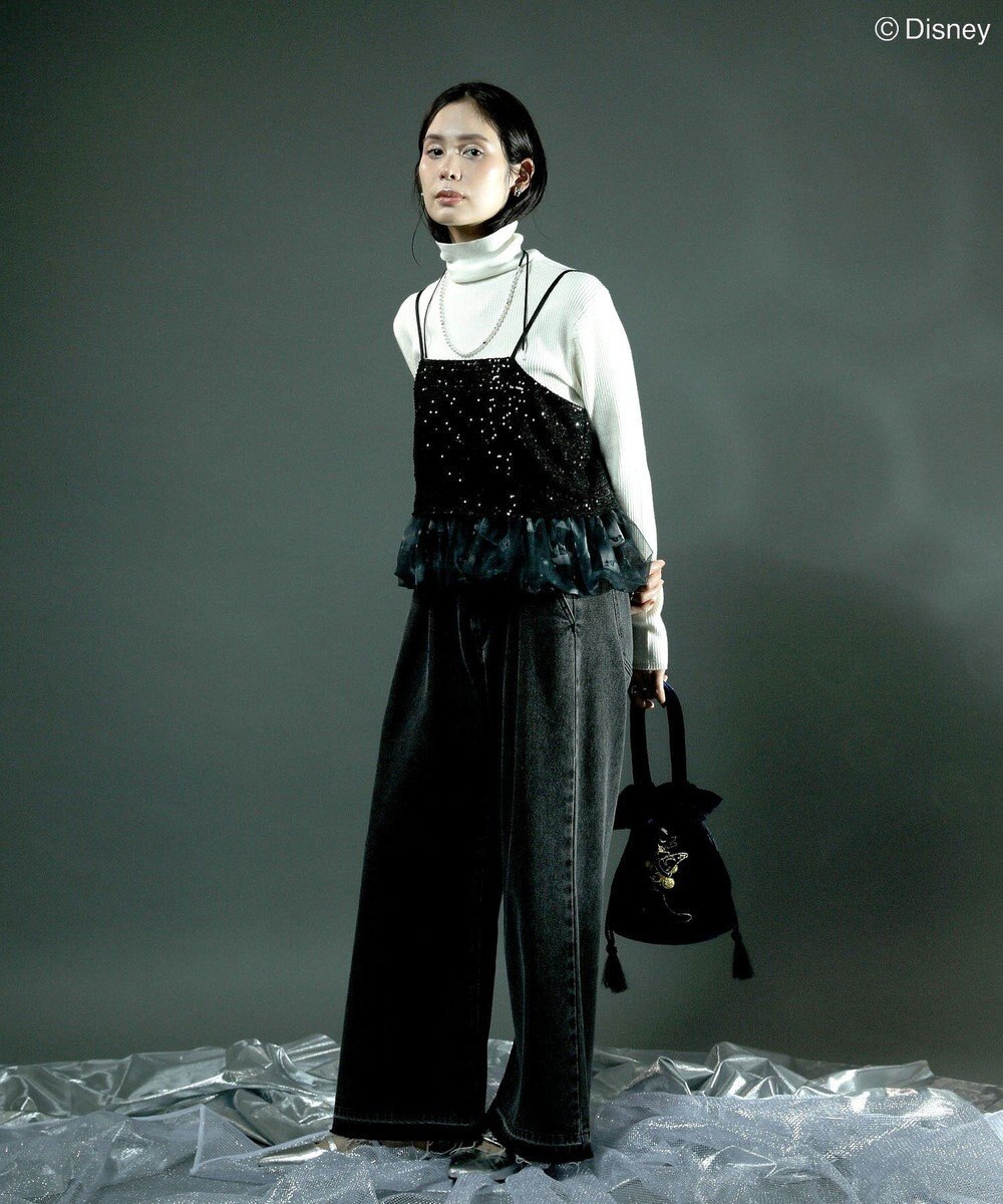 Green Parks ＦＡＮＴＡＳＩＡ／スパンコール総柄ビスチェ 