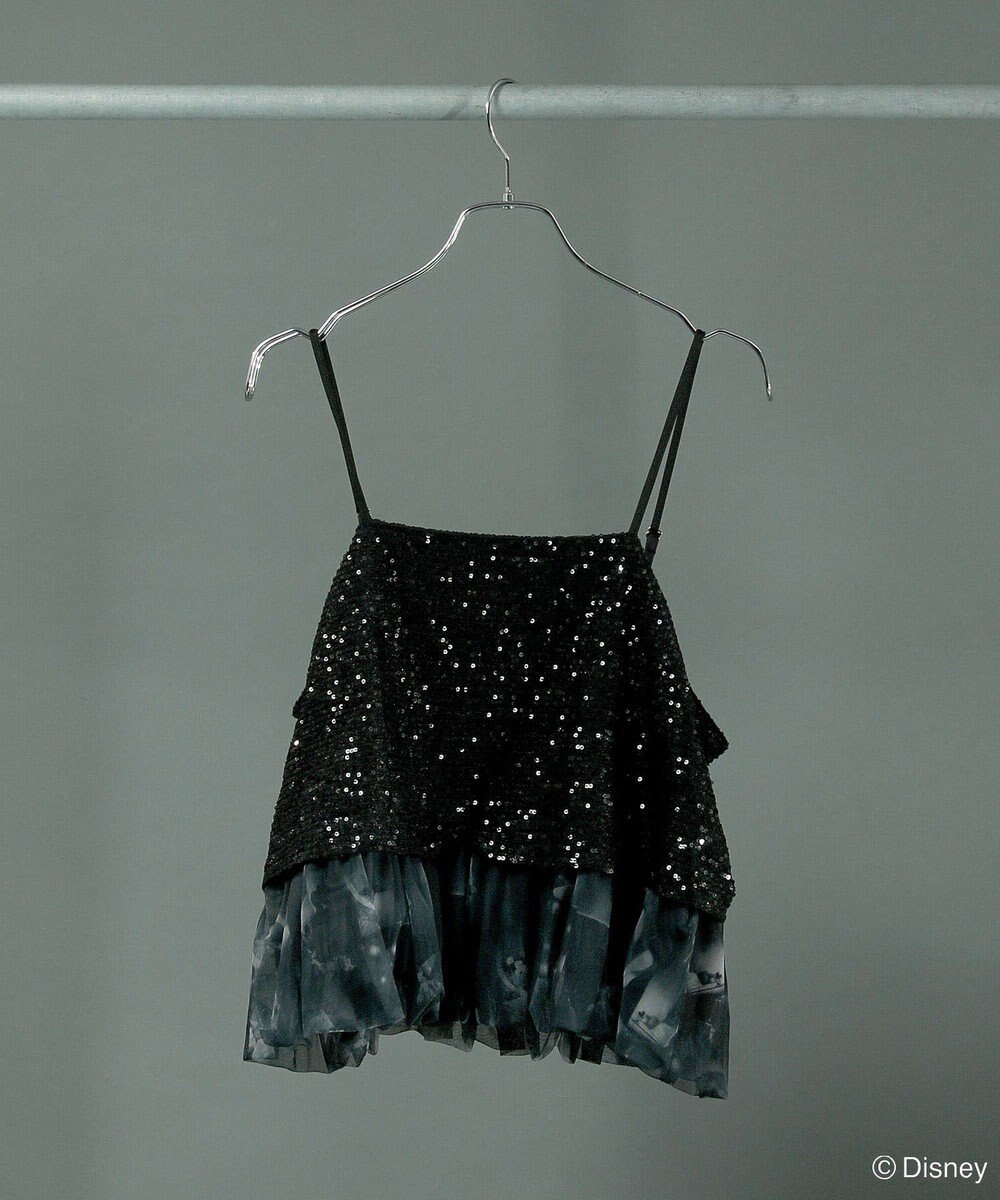 Green Parks ＦＡＮＴＡＳＩＡ／スパンコール総柄ビスチェ 