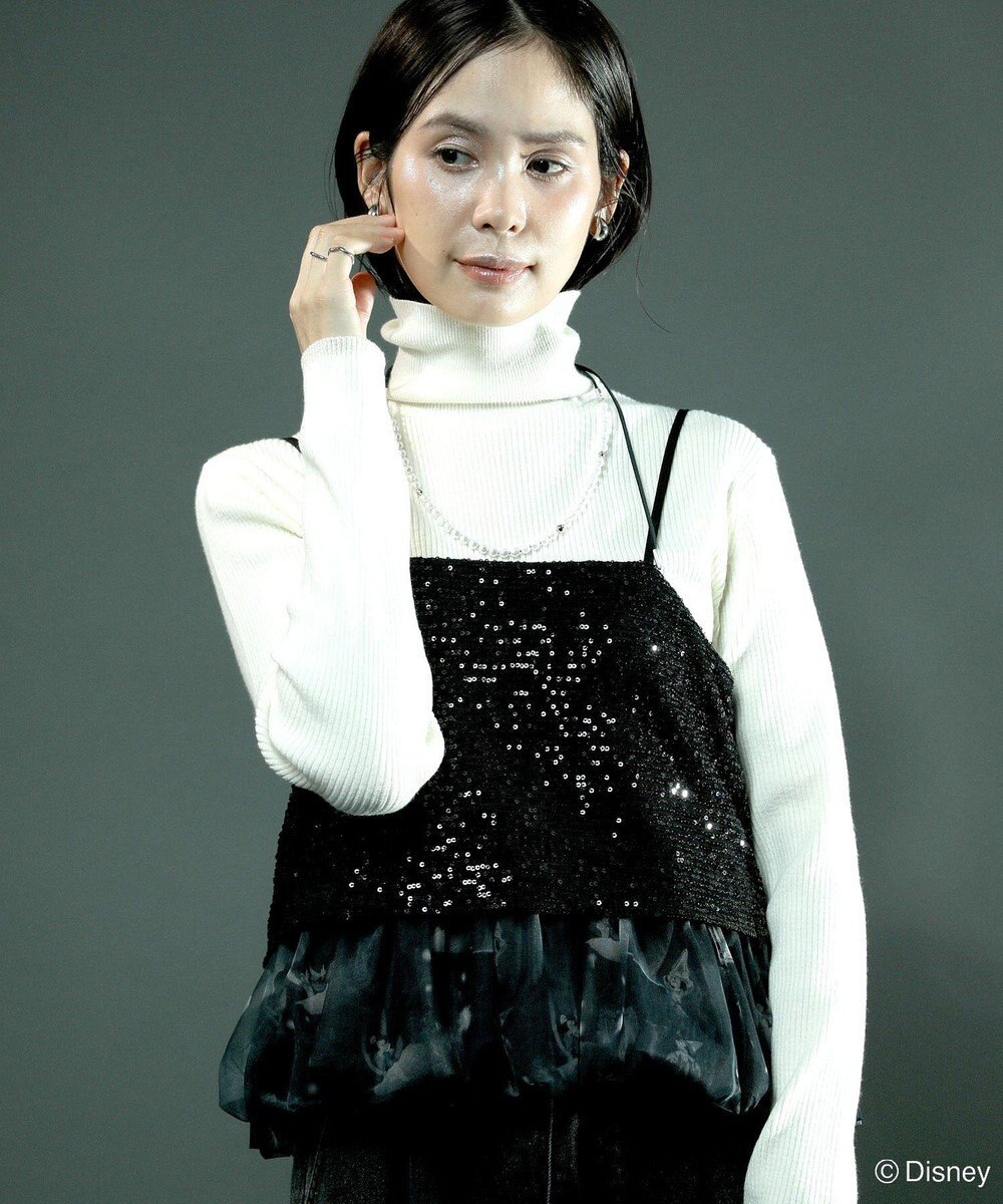 Green Parks ＦＡＮＴＡＳＩＡ／スパンコール総柄ビスチェ 