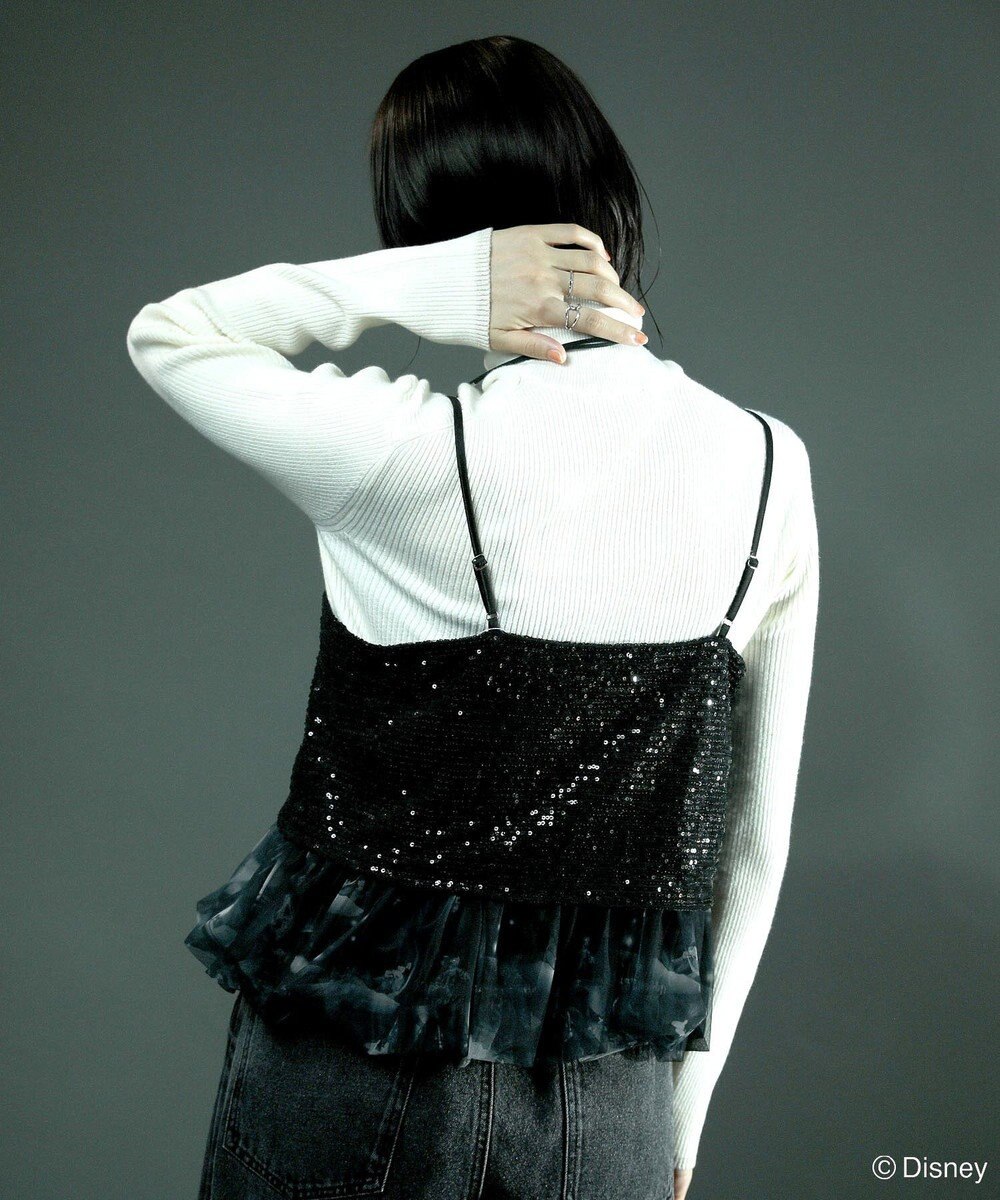 Green Parks ＦＡＮＴＡＳＩＡ／スパンコール総柄ビスチェ 