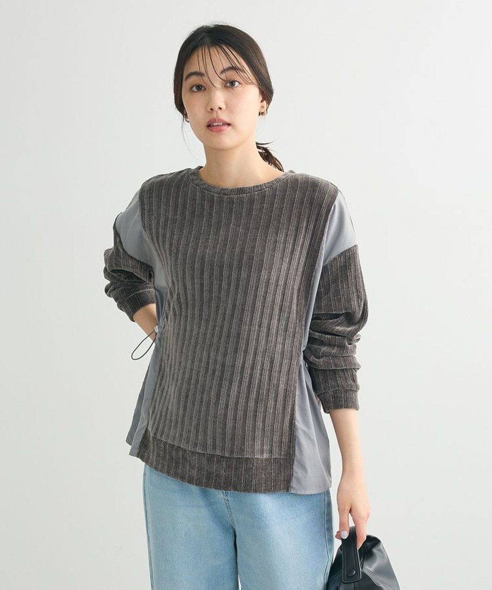 Green Parks ベロアドッキングプルオーバー 