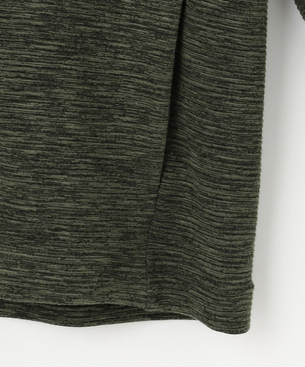 JOSEPH ABBOUD MOUNTAIN 【UNISEX】ランダムスラブリップハーフジップ 