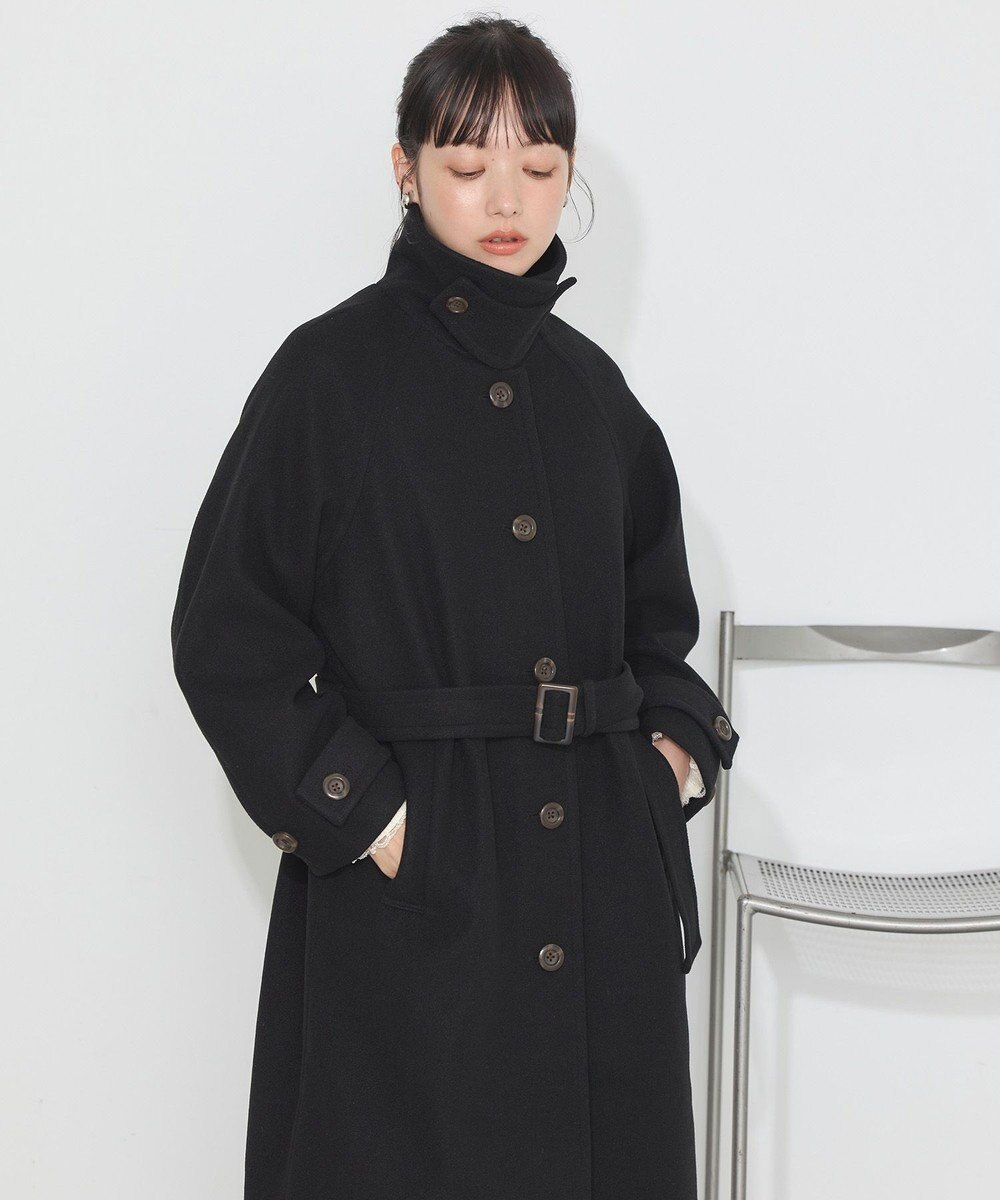 earth music&ecology 2WAYカラーロングコート 